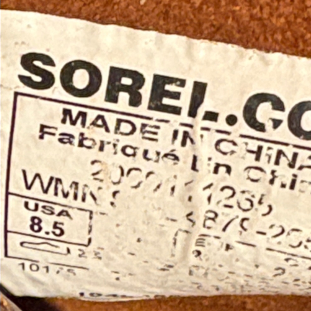 Sorel Tan Leather Lace-Up Boots - Picture 8 of 12